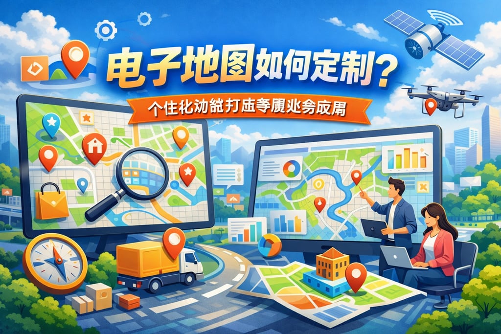 电子地图如何定制？个性化功能打造专属业务应用