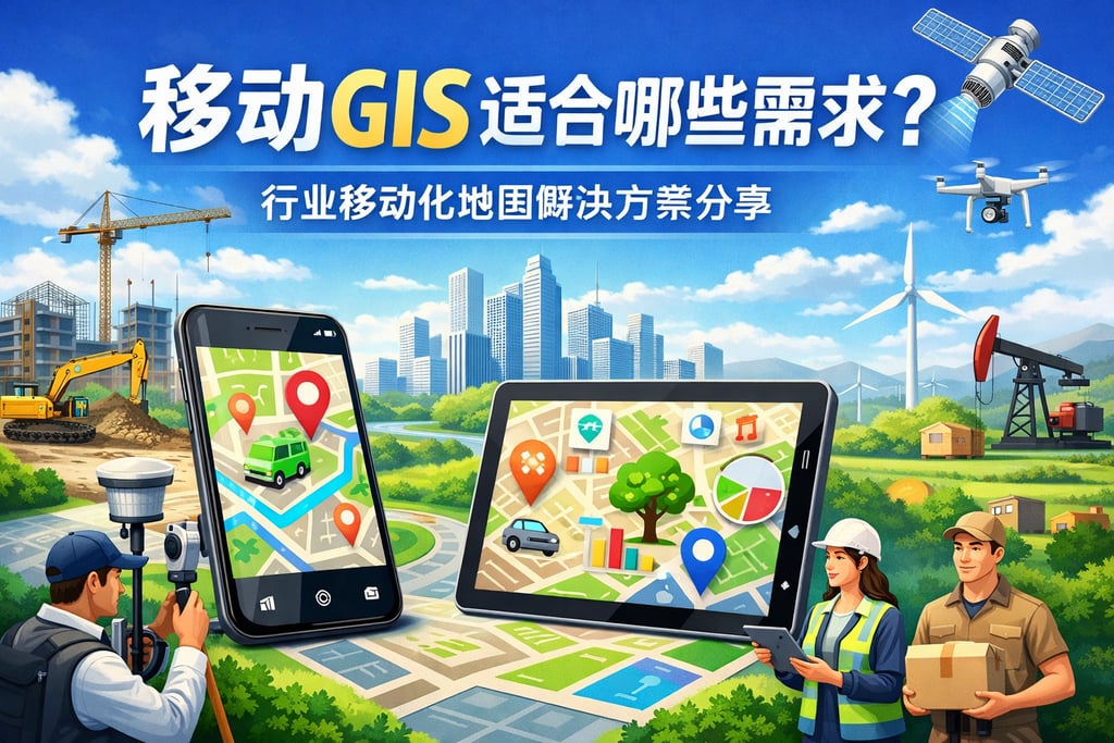 移动GIS适合哪些需求？行业移动化地图解决方案分享