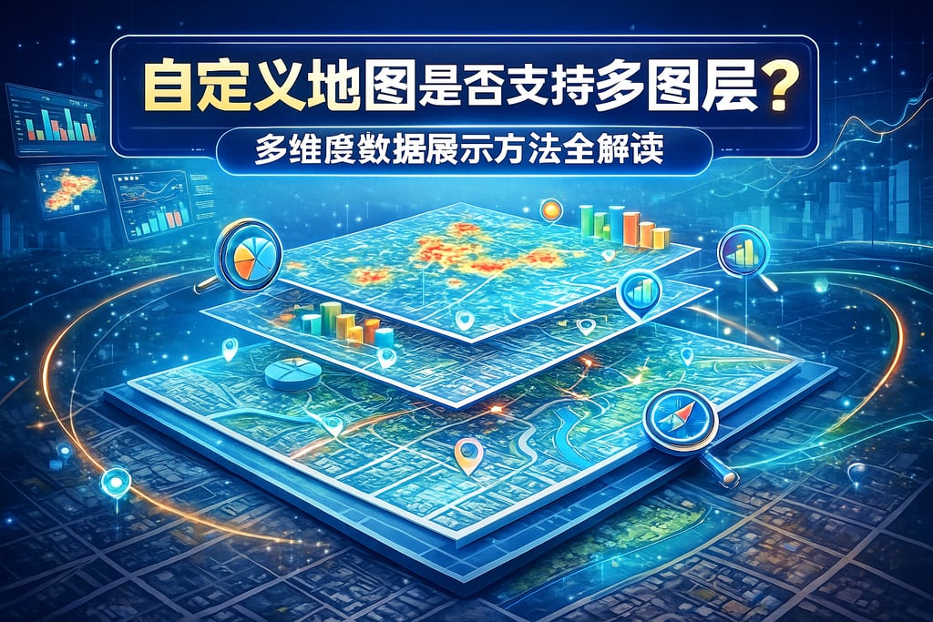 自定义地图是否支持多图层？多维度数据展示方法全解读