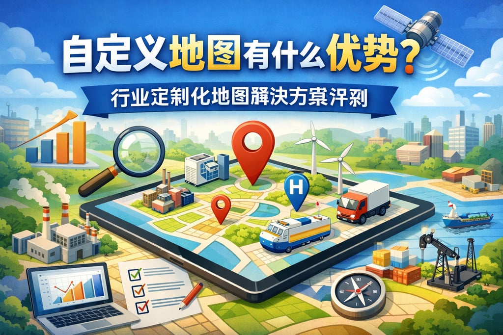 自定义地图有什么优势？行业定制化地图解决方案评测