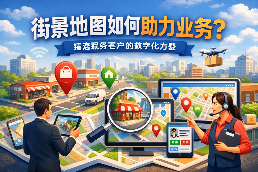 街景地图如何助力业务？精准服务客户的数字化方案