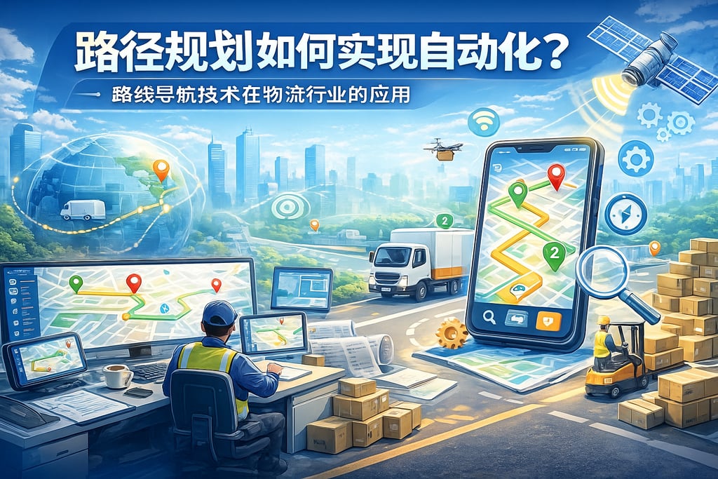 路径规划如何实现自动化？路线导航技术在物流行业的应用