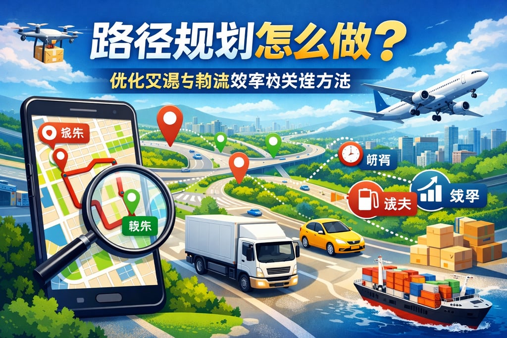 路径规划怎么做？优化交通与物流效率的关键方法