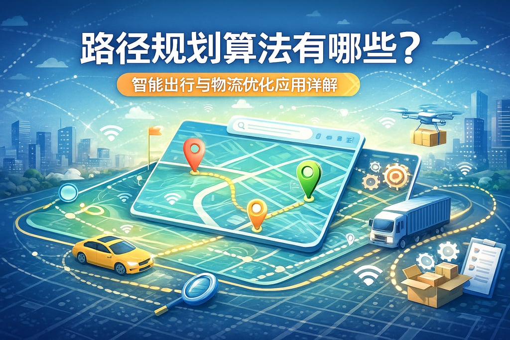 路径规划算法有哪些？智能出行与物流优化应用详解