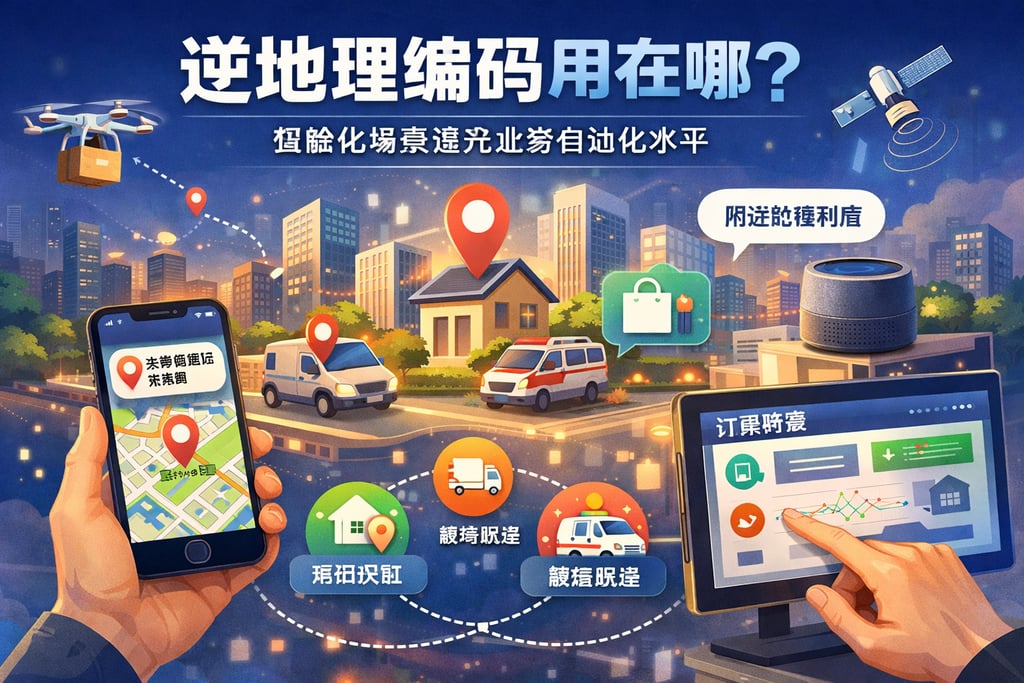 逆地理编码用在哪？智能化场景提升业务自动化水平