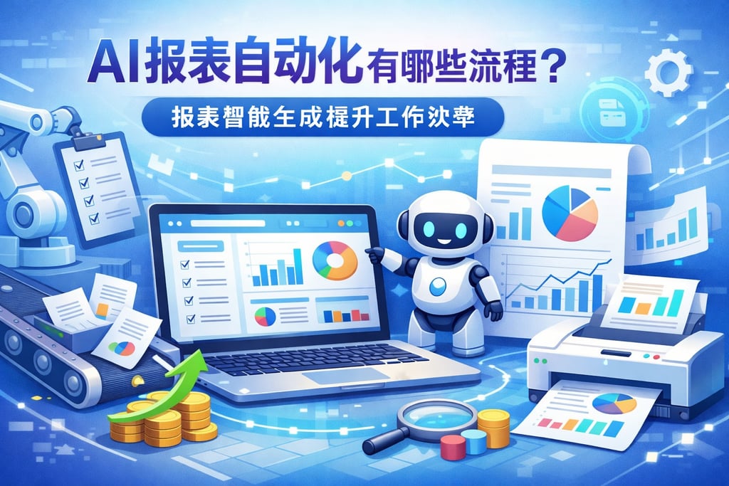 AI报表自动化有哪些流程？报表智能生成提升工作效率