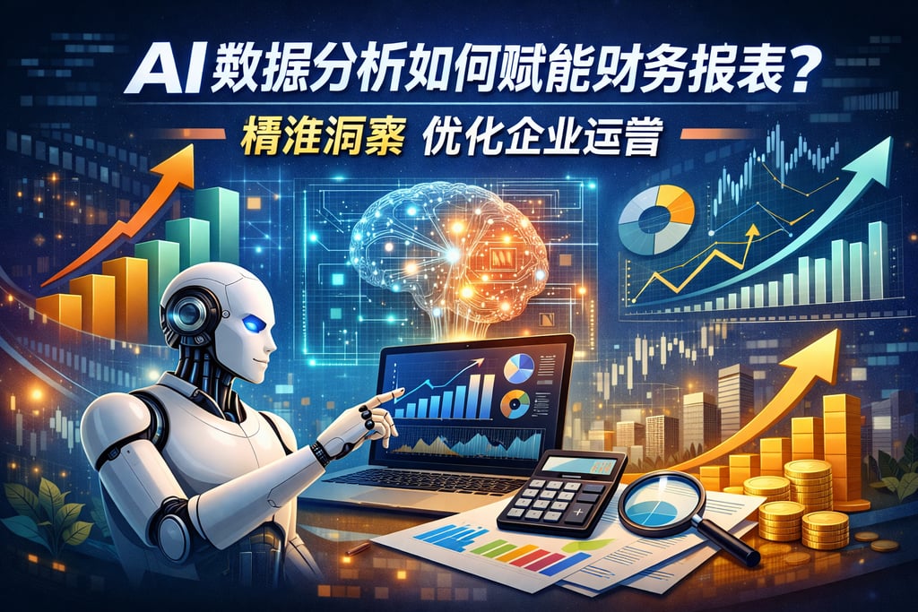 AI数据分析如何赋能财务报表？精准洞察优化企业运营