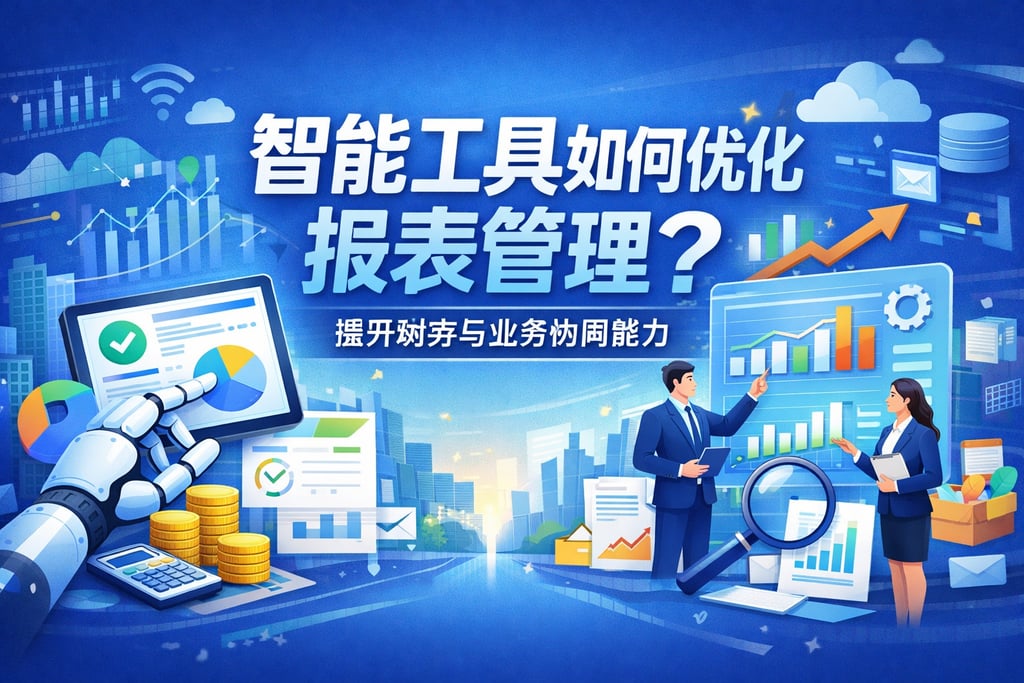 智能工具如何优化报表管理？提升财务与业务协同能力