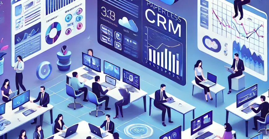 企业通过CRM怎样实现无纸化办公？