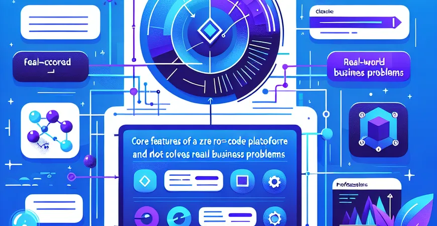 零代码平台核心功能解析：解决哪些实际业务问题？