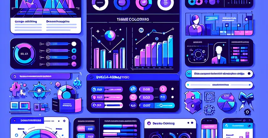 数据大屏软件的核心功能：主题配色与动态动画设置