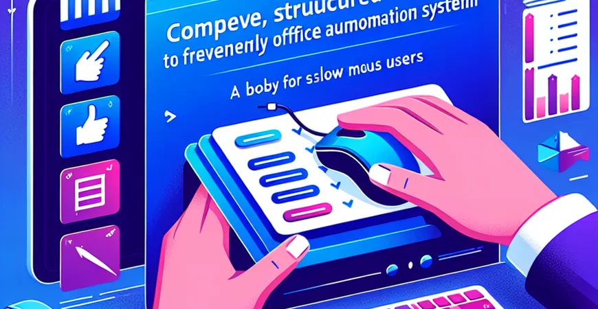 OA系统常用快捷键大全：鼠标操作慢的福音