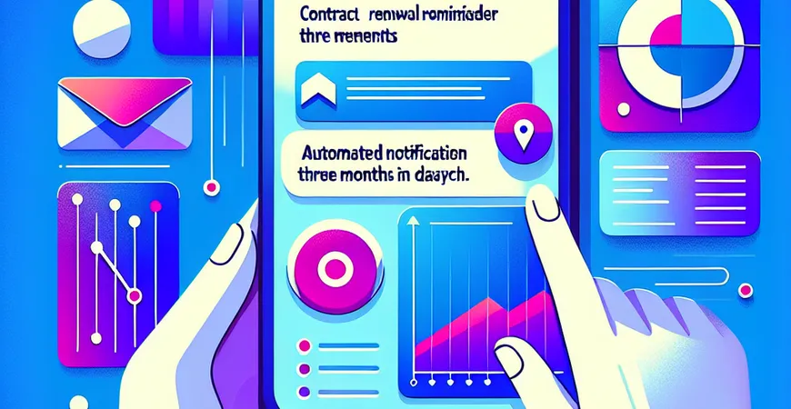 合同续签提醒设置教学：提前三个月自动通知