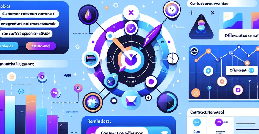 如何用OA系统管理客户合同？到期续签提醒