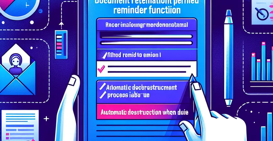 档案保管期限提醒功能：到期自动销毁流程