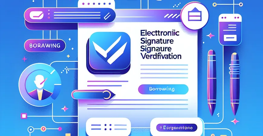 档案借阅电子签名功能：法律效力验证方法