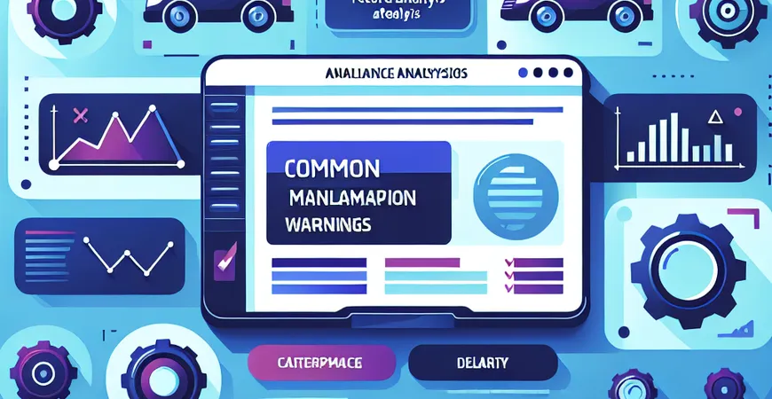 车辆维修记录分析功能：常见故障预警设置