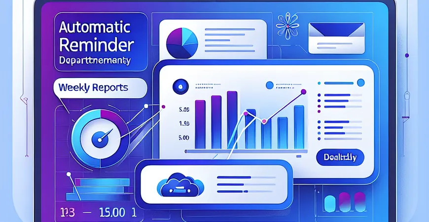 部门周报提交截止前，OA自动提醒功能设置