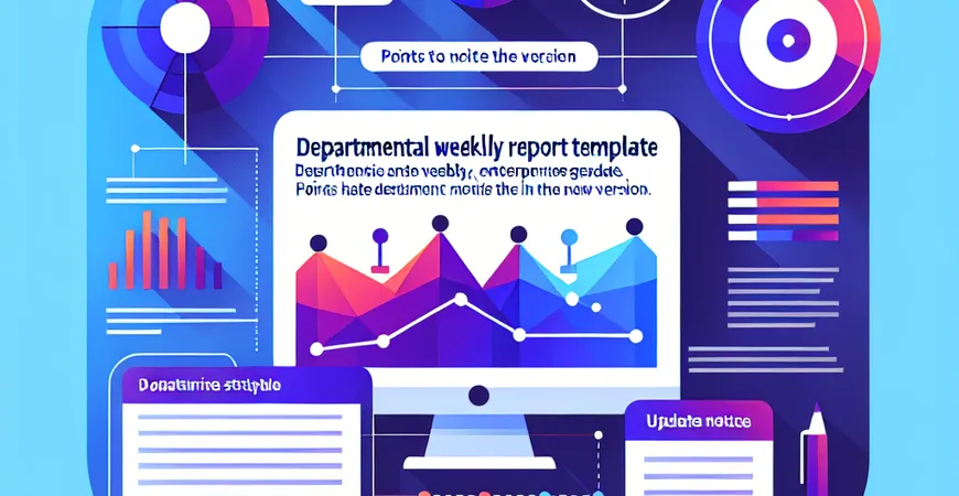 部门周报模板更新通知：新版填写注意事项