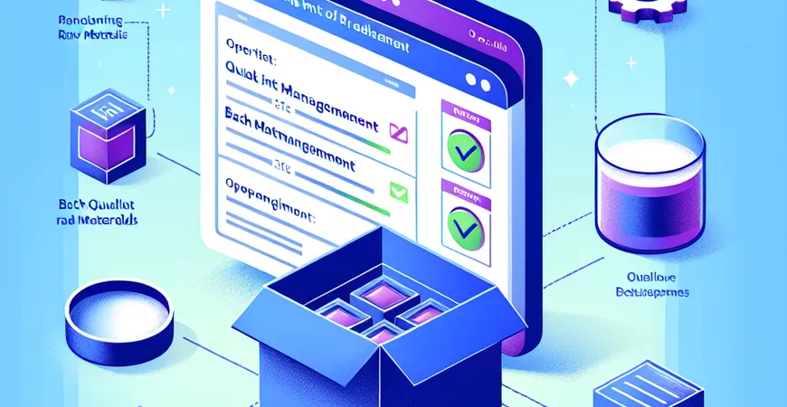 原材料出入库工具的操作指南：批次管理与质量追溯流程