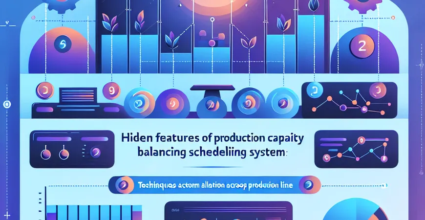 产能平衡调度系统的隐藏功能：多产线自动分配技巧