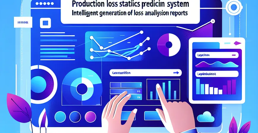 生产损耗统计系统趋势预测：智能生成损耗分析报告