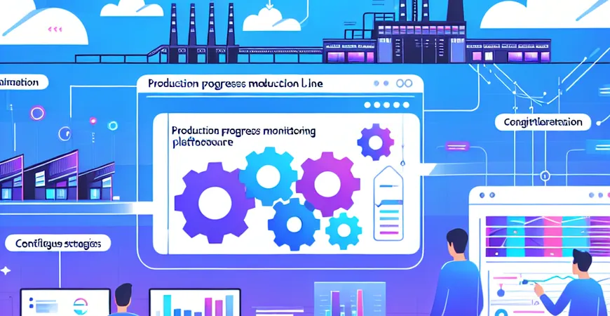 生产进度监控平台如何用？新产线初始化阶段的配置策略