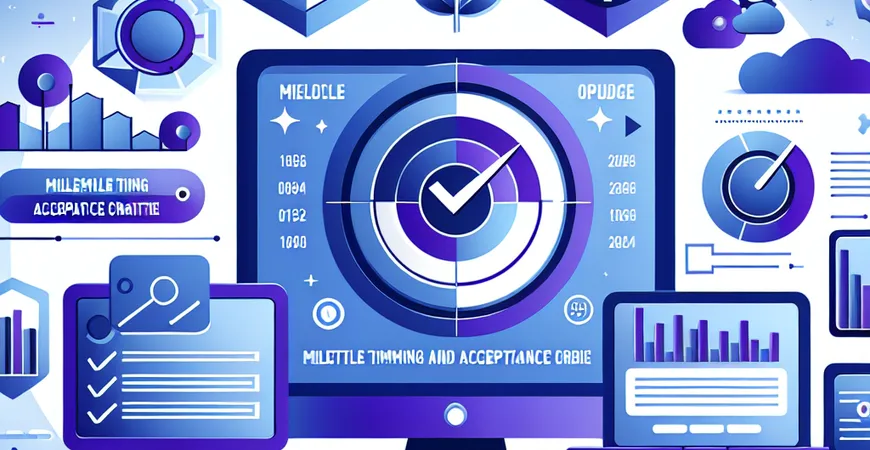 里程碑管理工具操作指南：里程碑时间与验收标准