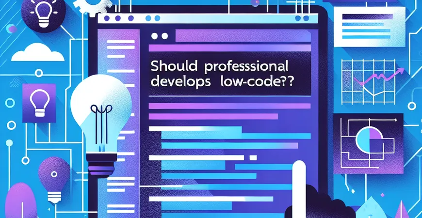 专业开发者应该使用低代码吗？