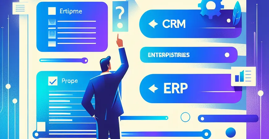 企业如何选择CRM和ERP系统，哪个更合适？