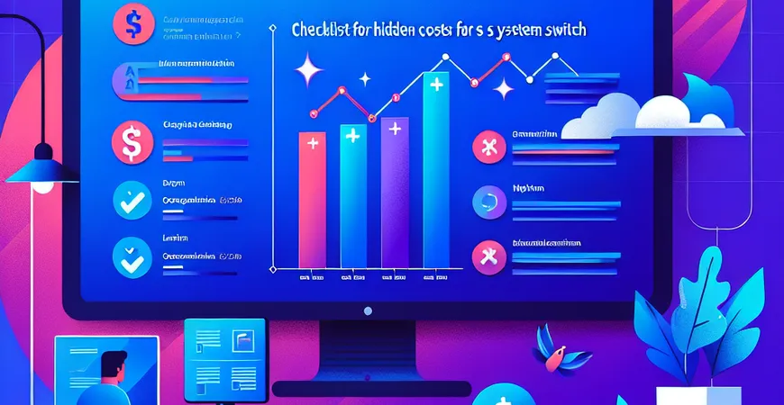 数据迁移要额外收费吗？系统切换隐藏成本排查表