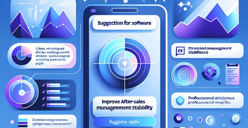 可依据售后提升售后管理稳定性的软件推荐？