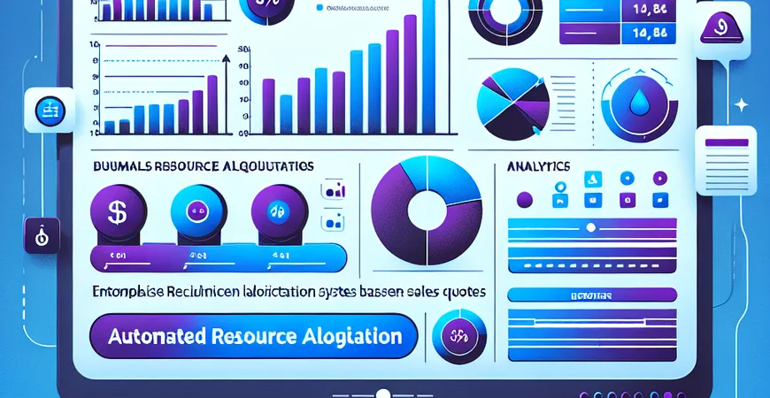 有没有能按照销售报价自动分配资源的系统？