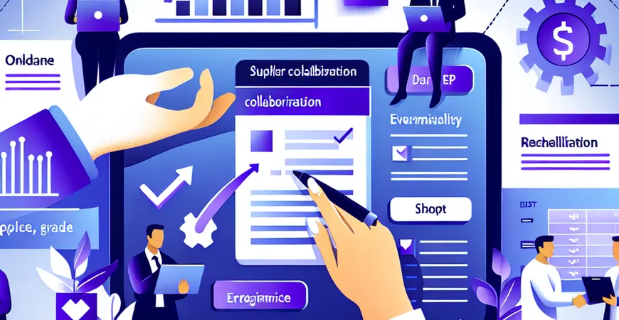 ERP如何优化供应商协同？电子订单与对账平台！