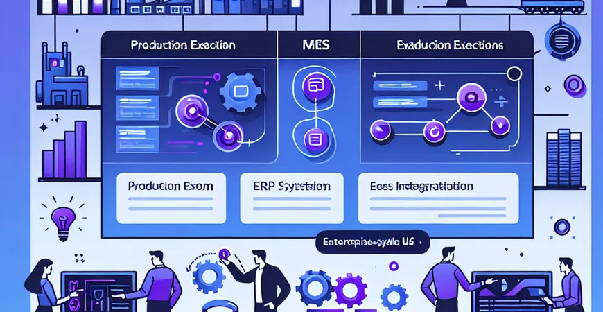 ERP系统如何优化生产执行？MES集成的关键点