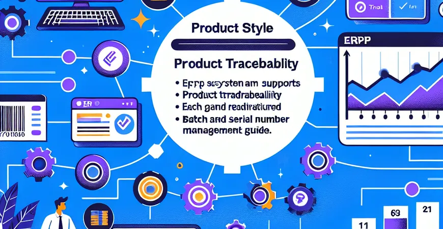 ERP系统如何支持产品追溯？批次与序列号管理指南