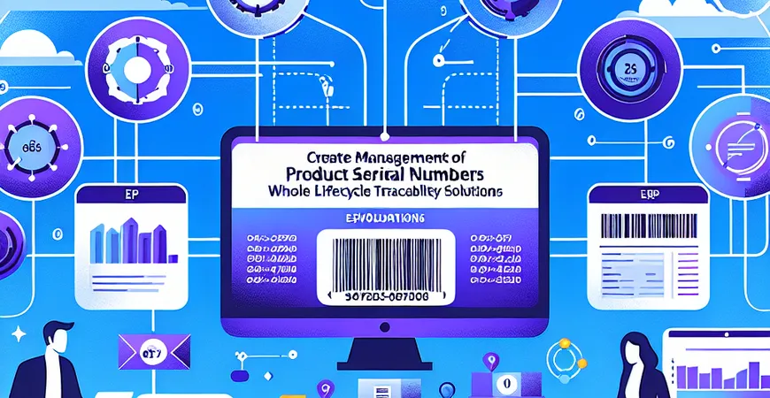 ERP系统如何管理产品序列号？全生命周期追溯方案