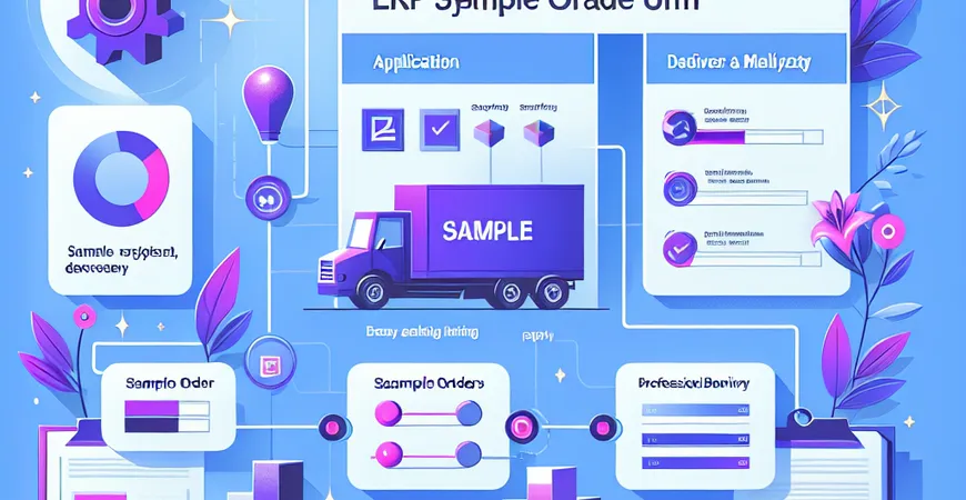 ERP系统如何管理样品订单？从申请到交付的完整流程