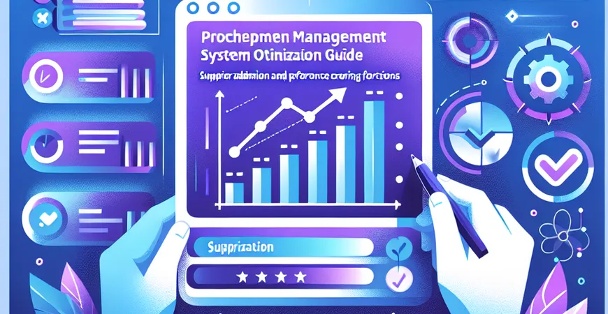 采购管理系统优化指南：供应商准入与绩效评分功能