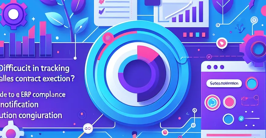 销售合同执行难跟踪？ERP履约提醒功能配置指南！