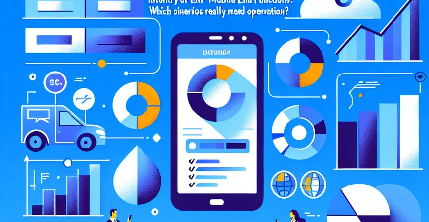 ERP移动端功能盘点：哪些场景真正需要手机端操作？