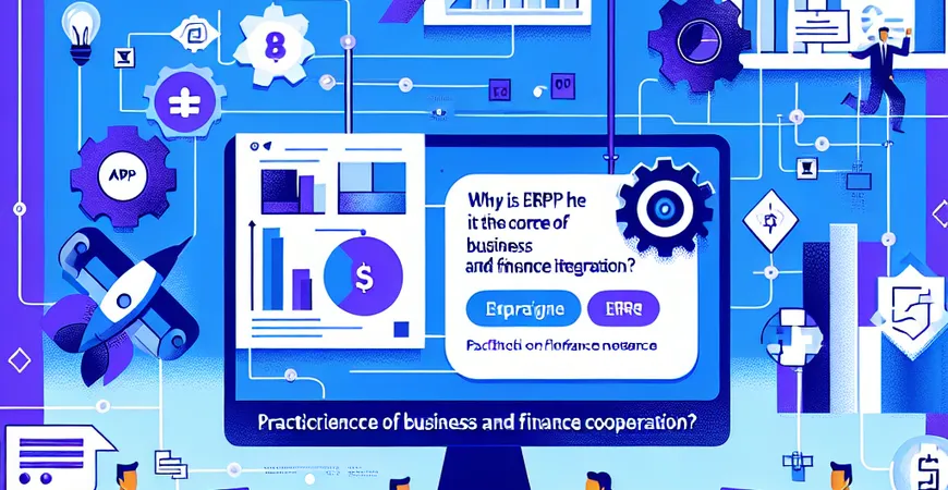 为什么说ERP是业财一体化的核心？财务与业务协同实战