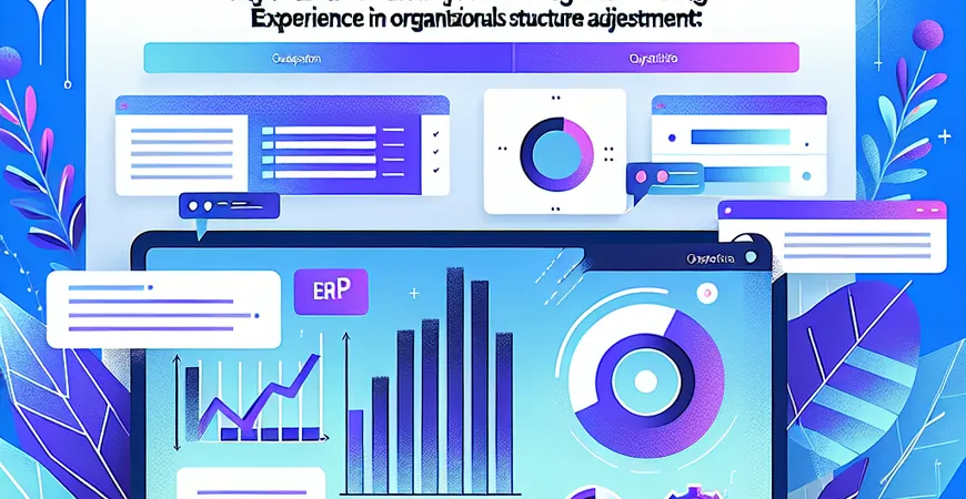 为什么说ERP是管理变革的催化剂？组织架构调整经验