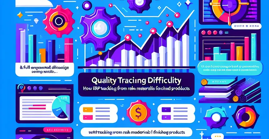 质量追溯难？ERP如何实现从原材料到成品的全程追踪