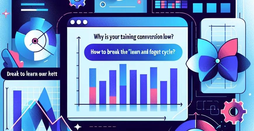 为什么你的培训转化率低？学完就忘怎么破？