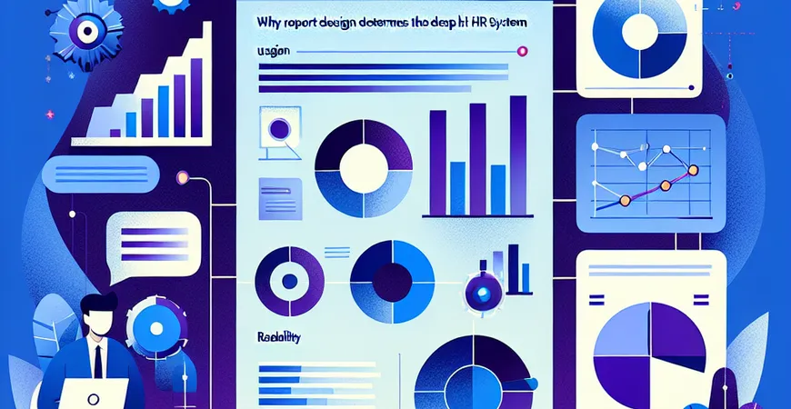 为什么说报表设计决定HR系统的使用深度？