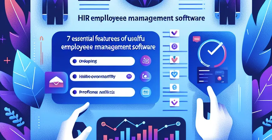 15年HR总监揭秘：好用的员工管理软件必备这7个功能