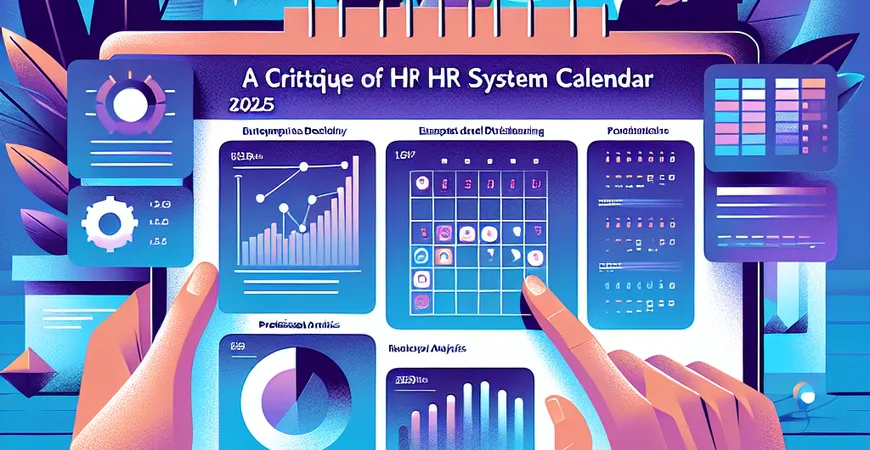 2025年HR系统日历功能测评
