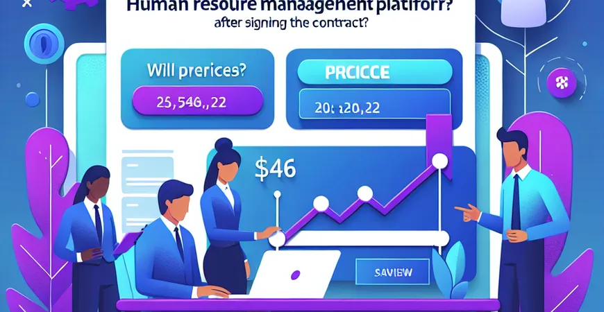 人事管理平台价格承诺调查：签约后还会涨价吗？