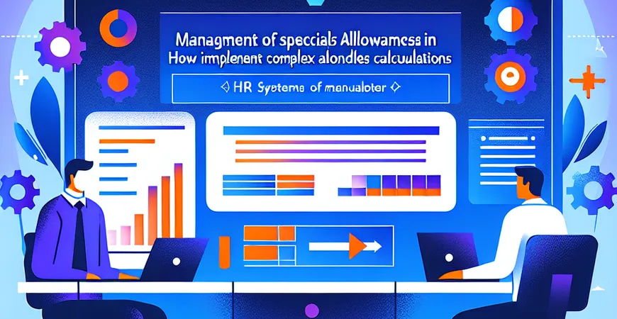 制造业特殊津贴管理：HR系统如何实现复杂补贴计算